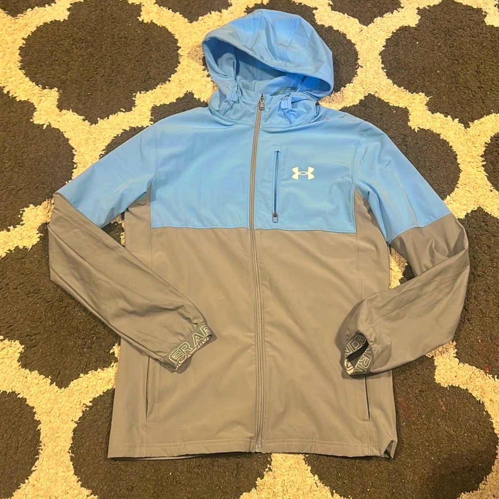 Under Armour Light Blue and Gray Jacket